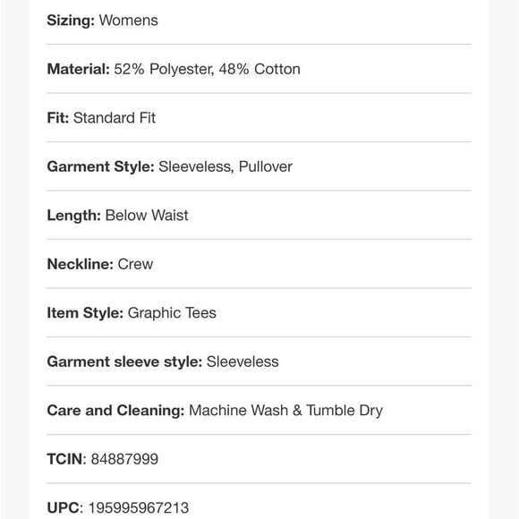 Where the Crawdads Sing Tank - Picture 8 of 8